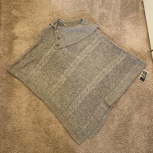 NWT Knit Poncho